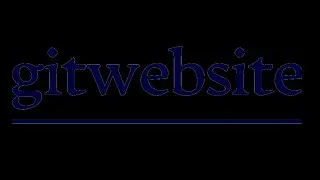gitwebsite - hosting directly from github