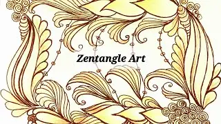 Doodle Art for beginners | Tangle Doodle Patterns | Zentangle Art #youtube #arttutorial #zendoodle