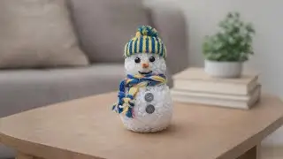 DIY Snowman from Waste Fruit Net ❄️⛄ | Best Out of Waste Winter Craft | Art Hub