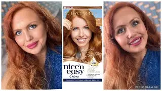 Обзор и демонстрация оттенка Clairol Nice n Easy Hair Colour 8wr Golden Auburn