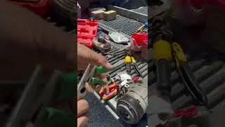 08 Ford edge negative battery terminal replacement with Harbor flight  hydraulic wire crimper