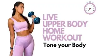 🛑 Upper Body Workout - Real Time Workout