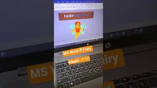 #4k Fairy 🧚 Emoji Trick in MS Word | Unicode Magic! #shorts #tipsandtricks #computertricks