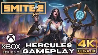 SMITE 2 Beta | Hercules Gameplay | Xbox Series X |S Games | 4K HDR | No Commentary Gaming
