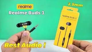 Realme Buds 3 Wired Earphones With 3.5mm Connector ⚡ New Realme Buds 3 Wired Earphones
