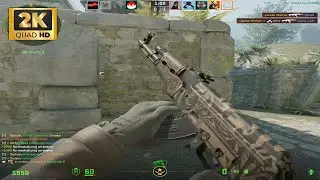 Counter Strike 2 Ancient 1v4 Clutch Gameplay 2K (English Commentary)