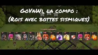 COC HDV 8 : le GoVaWi (Golem Valkyries Sorciers)