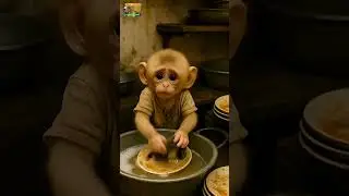 Poor Baby Monkey Rio & His Father 😭🐒 &mdash; Emotional True AI Story ❤️&zwj;🔥