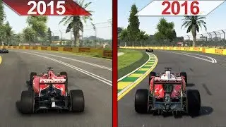 SBS Comparison | F1 2015 vs. F1 2016 | PC | ULTRA | GTX 970