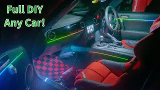 The ULTIMATE DIY Car Ambient Lights Using WLED