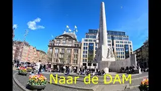 Wandeling door Amsterdam naar het Monument op de Dam