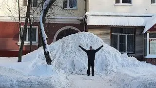 Самая снежная русская зима за 200 лет!!! Информация о протечке крыши.