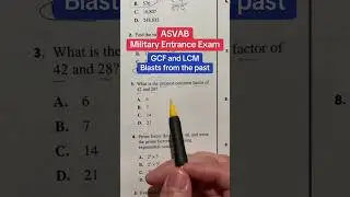 ASVAB Questions answered Math Knowledge 3 #army #math