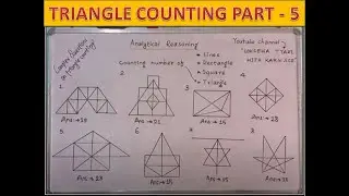Analytical reasoning (Counting number of triangle part - 5)