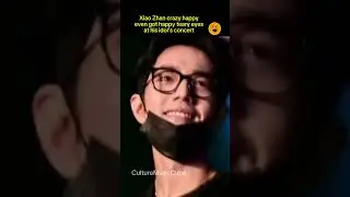 #yizhan #xiaozhan crazy happy with happy tears at his idol's concert #trending #viralvideo #shorts
