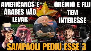 🤩SAMPAOLI PEDIU OS 3⚫SCARPA NO GR&Ecirc;MIO😱MUNDO &Aacute;RABE USA V&Atilde;O LEVAR🤩CISSE⚽MINEIRO❌LES&Atilde;O⚽BERNARD NOT&Iacute;CIAS