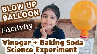 Vinegar + Baking Soda Experiment | Blow Up Balloon 🎈 | Science | Activity | Kids Magic | Navya Anand