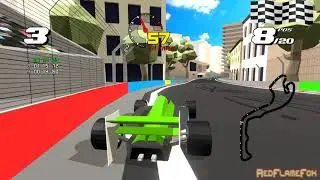 Formula Retro Racing - Hard Mode Gameplay