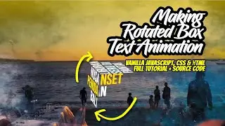 ROTATE3D TEXT ANIMATION | Ngoding JavaScript, CSS dan HTML | Mahir Ngoding Playlist