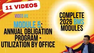 Video #8 - Annual Obligation Program and Generation of Report, Utilization Per Office