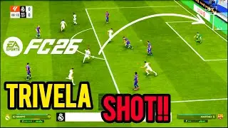 How to Play TRIVELA SHOT for a GOAL in FC26 | UNDER 2 Minutes | Tutorial PART 5