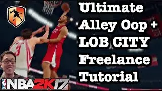 NBA 2K17 Tips How to alley oop dunk Freelance Offense Tutorial. 2K17 How to score Money Plays #19