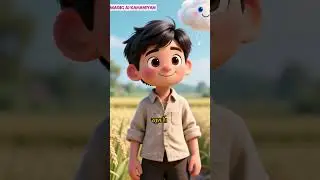 चीकू और हँसने वाला बादल ☁️ | Fun Magical Kids Story in Hindi |  #aistory #cartoon #kidslearning