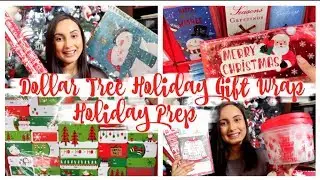 Dollar Tree Holiday Gift Wrap | Holiday Prep