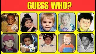 Guess the Celebrity by Their Childhood Picture | 10 Seconds Challenge
