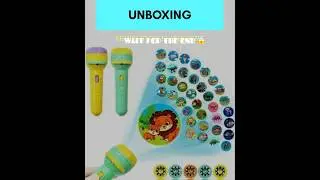 Unboxing Projection Flashlight 24 Project Images #unboxing #kids #kidslearning #toys #baby #ytshorts