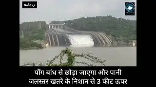 Water Level | Pong Dam | Danger Mark |पौंग बांध से छोड़ा जाएगा पानी जलस्तर खतरे केनिशान से 3 फीट ऊपर