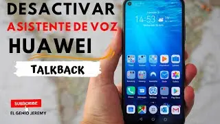 DESACTIVAR TALKBACK CELULAR HUAWEI | Mi asistente de voz habla | mi celular habla solo |