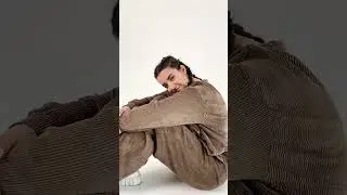 Вельветовий  спортивний костюм PLUS SIZE Fayna Lady бежевий