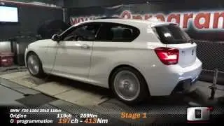 BMW F21 116d 2015 116ch REPROGRAMMATION MOTEUR @197ch