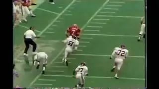 1982 Mississippi State Bulldogs @ Florida Gators - Hampton TD3 - 69 yard run