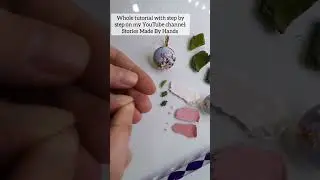Magnolia Polymer Clay Earrings Polymer Clay Flower Jewelry Making tutorial Flower Earrings #magnolia
