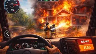 🔥 FIRE TRUCK RESCUE SIMULATOR🚒 EXTREME FIREFIGHTING GAME | ANDROID 3D
