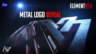 Element 3D Metal Action Logo Reveal || AfterEffects || Proshaders2 || Backlight Pack || VideoCopilot