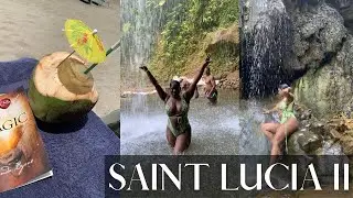 St. Lucia Travel Vlog 2021|Solocation Part 2 |Toraille Waterfalls, Piton Waterfalls, Sulphur Springs