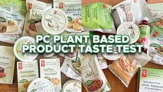 We try (almost) every PC Plant Based product! | Vegan Taste Test
