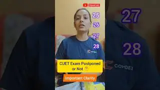 CUET 2023 exam postponed or not | Important Clarity | CUET UG 25,26,27,28 | Priyanshi Jain
