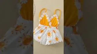 6 to 12 months baby girl dress designs ideas/ latest frock design2025 #viralvideo #summer