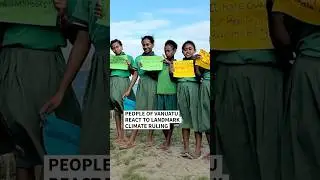 'Phenomenal': Vanuatu people react to ICJ's historic climate decision | AFP #shorts