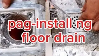 Ferdinand Mampusti  is live!floor drain installation#kuyaFerdiTV#viralreers #ASMR#trending