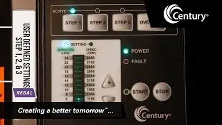 Setting the Century VGreen165 Motor Schedule