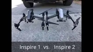 DJI Inspire 2 vs Inspire 1 SIZE COMPARISON !!!
