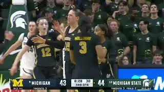 Women's Basketball Highlights vs. Michigan State (Feb. 1)