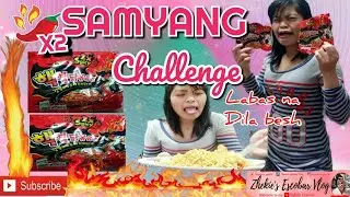 SAMYANG SPICY CHALLENGE X2 ||  Tagumpay kaya? Zhekie's Escobar Vlog