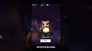 Detective Panda Pet Celebrate Free Fire #shorts