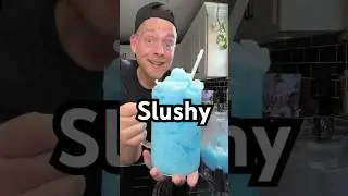 Homemade gas station Slushy is easy and cold #homemadeslushy #gasstationslushy #slushy #drink #fyp